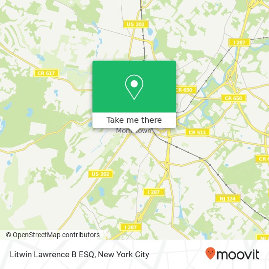 Litwin Lawrence B ESQ map