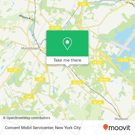 Convent Mobil Servicenter map