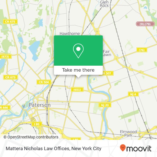 Mapa de Mattera Nicholas Law Offices