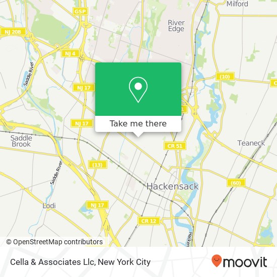 Mapa de Cella & Associates Llc