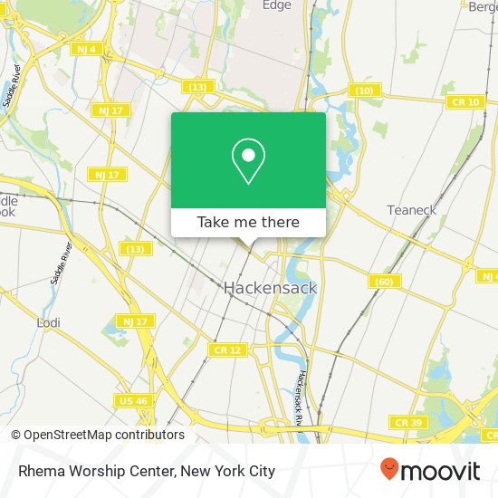 Mapa de Rhema Worship Center