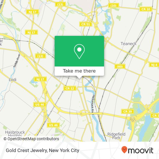 Gold Crest Jewelry map