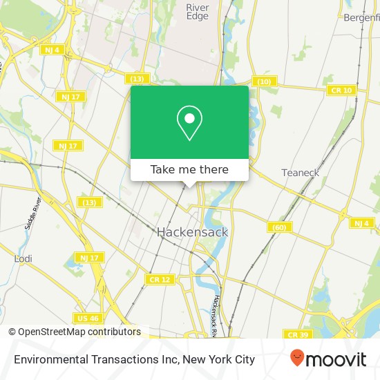 Environmental Transactions Inc map