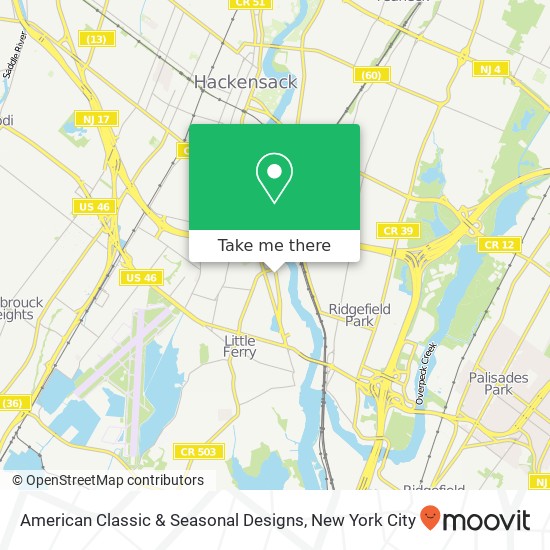 Mapa de American Classic & Seasonal Designs