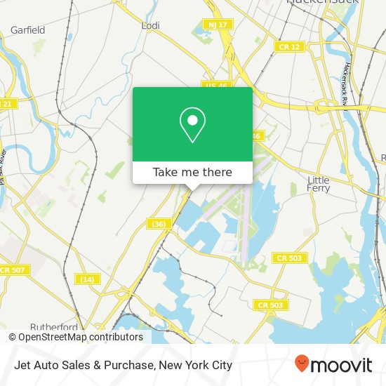 Jet Auto Sales & Purchase map