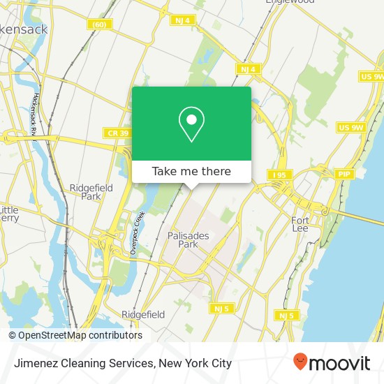 Mapa de Jimenez Cleaning Services