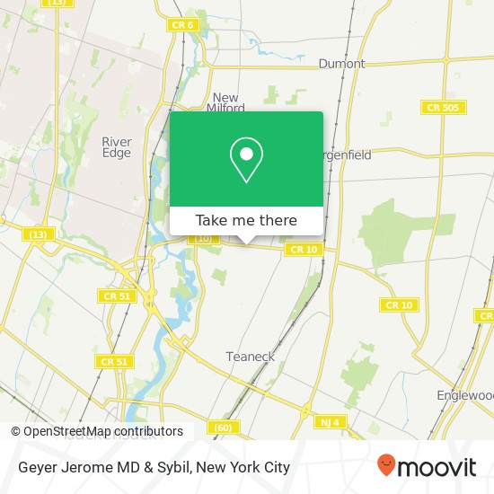 Geyer Jerome MD & Sybil map