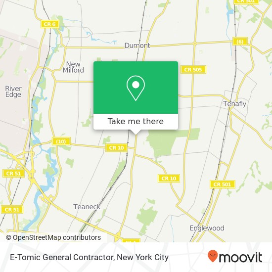 E-Tomic General Contractor map