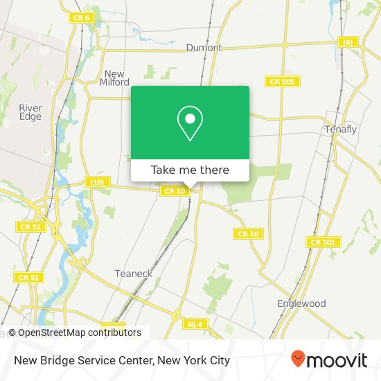 Mapa de New Bridge Service Center