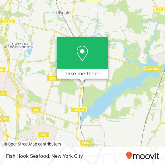 Fish Hook Seafood map