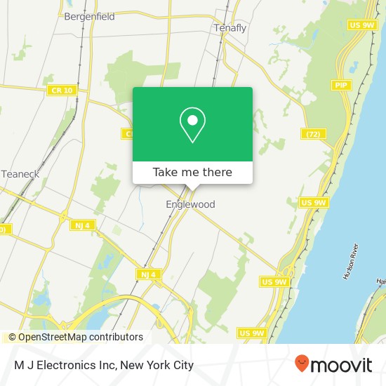 M J Electronics Inc map