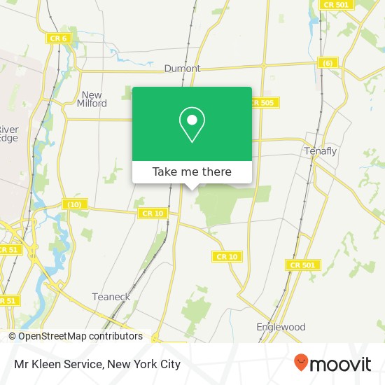 Mr Kleen Service map