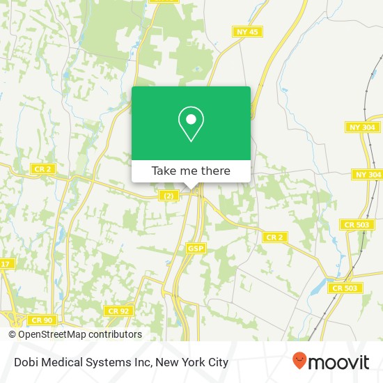 Mapa de Dobi Medical Systems Inc