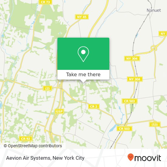 Mapa de Aevion Air Systems