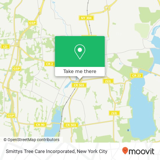 Smittys Tree Care Incorporated map