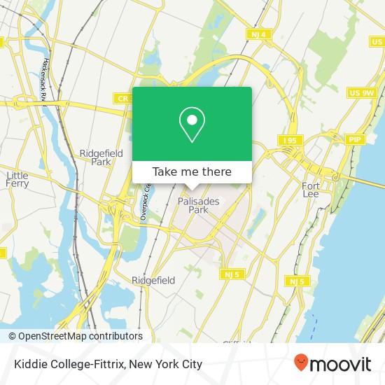 Kiddie College-Fittrix map