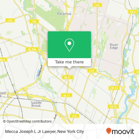 Mapa de Mecca Joseph L Jr Lawyer