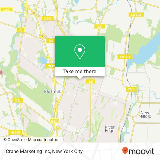 Crane Marketing Inc map