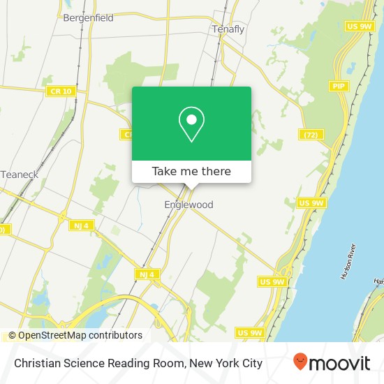 Christian Science Reading Room map