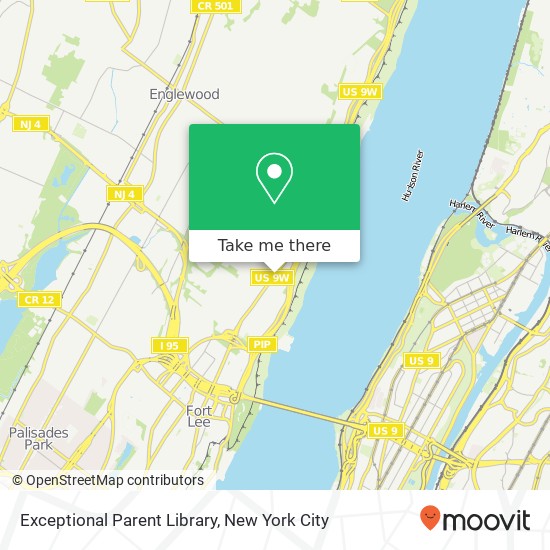 Exceptional Parent Library map