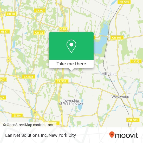 Lan Net Solutions Inc map