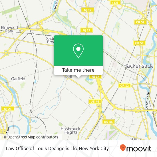 Law Office of Louis Deangelis Llc map