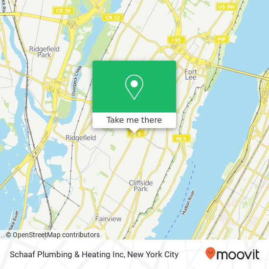 Schaaf Plumbing & Heating Inc map