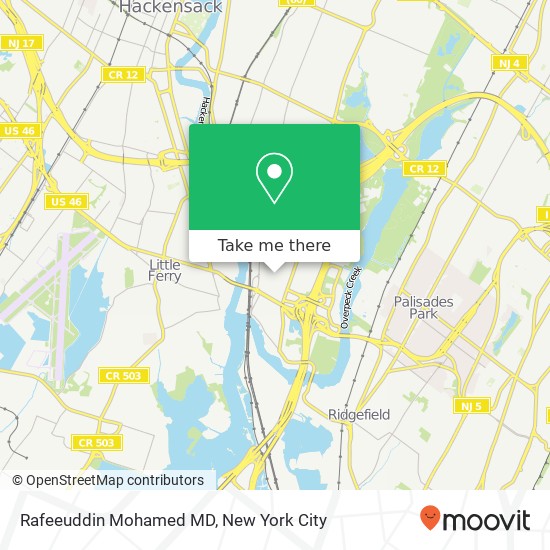 Rafeeuddin Mohamed MD map