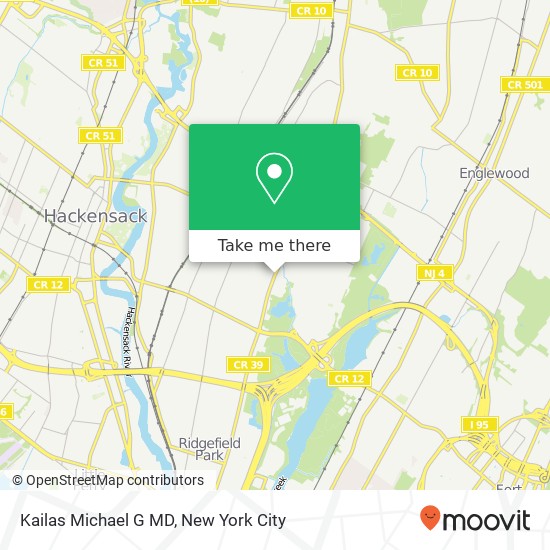 Kailas Michael G MD map