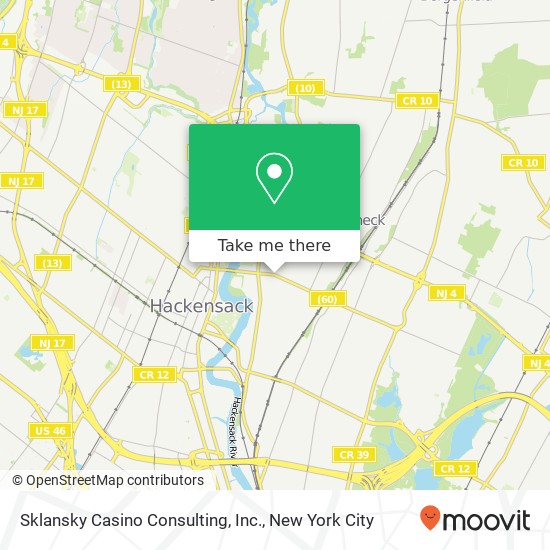 Mapa de Sklansky Casino Consulting, Inc.