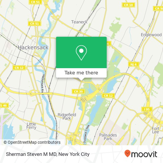 Sherman Steven M MD map