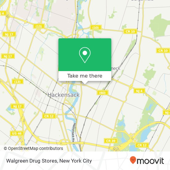 Walgreen Drug Stores map