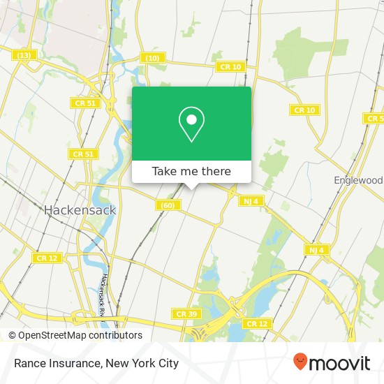 Rance Insurance map