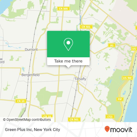 Mapa de Green Plus Inc