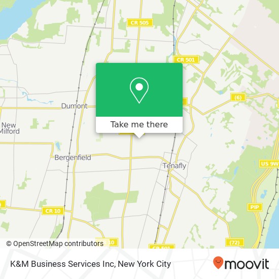 Mapa de K&M Business Services Inc