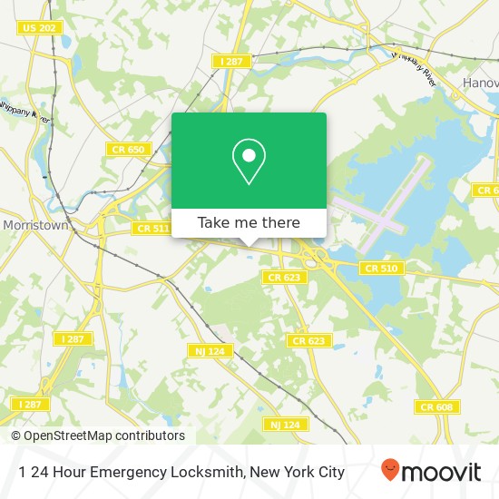 1 24 Hour Emergency Locksmith map