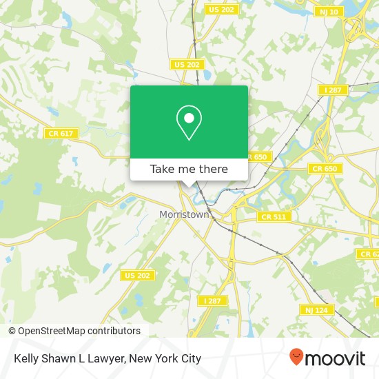 Kelly Shawn L Lawyer map