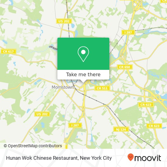 Hunan Wok Chinese Restaurant map