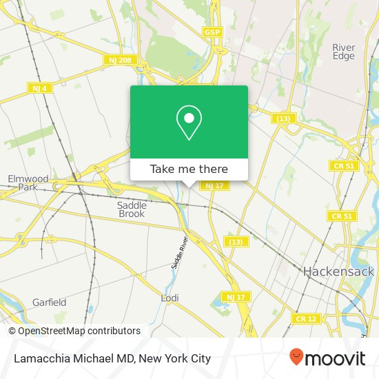 Lamacchia Michael MD map