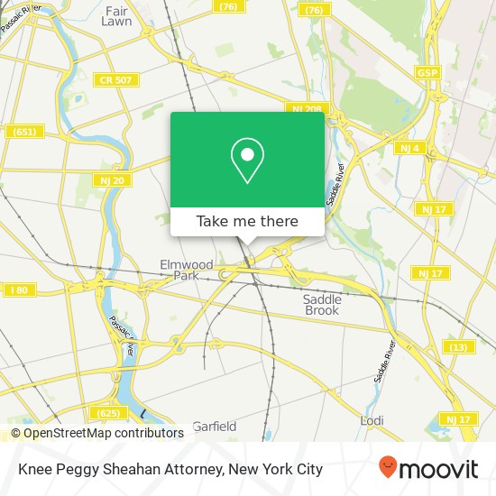 Knee Peggy Sheahan Attorney map