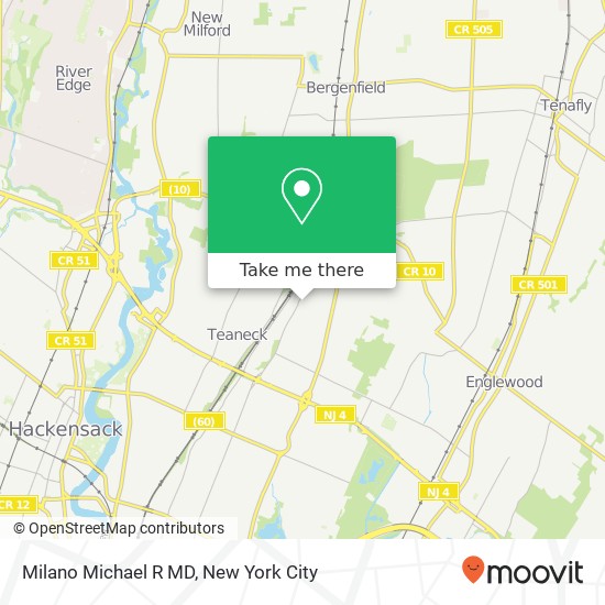 Mapa de Milano Michael R MD