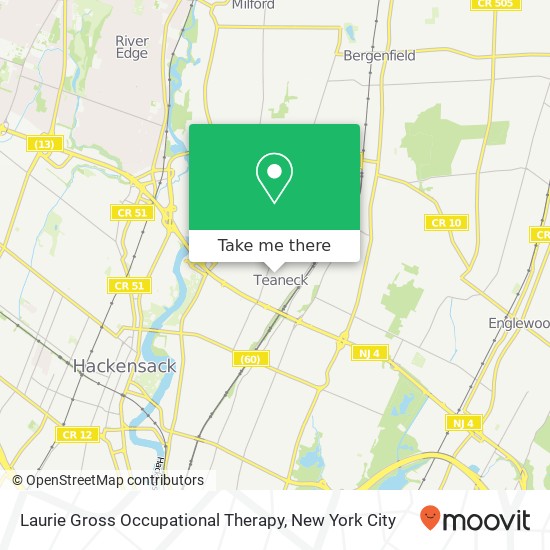 Laurie Gross Occupational Therapy map