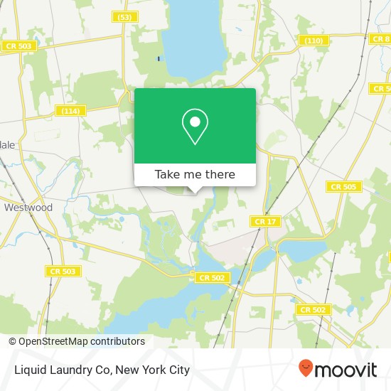 Mapa de Liquid Laundry Co