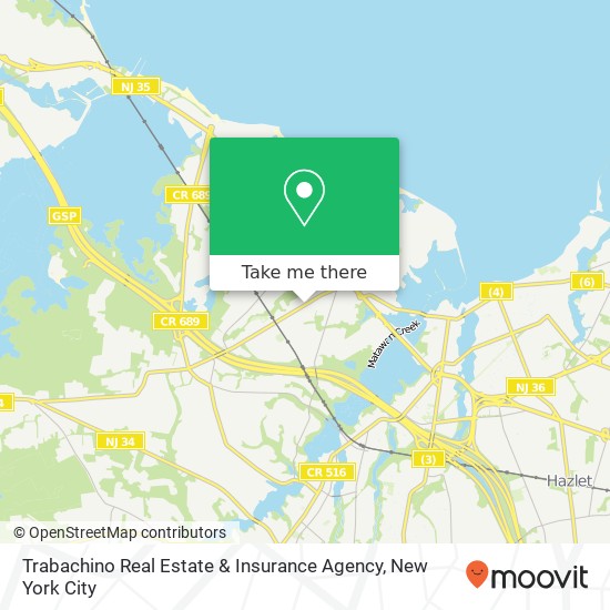 Mapa de Trabachino Real Estate & Insurance Agency