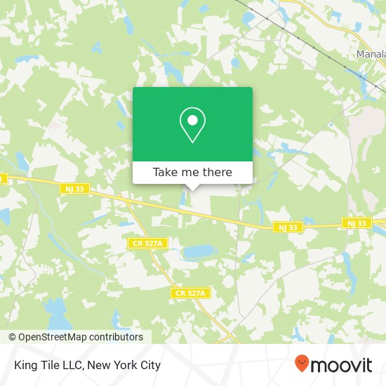 King Tile LLC map