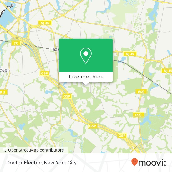 Doctor Electric map