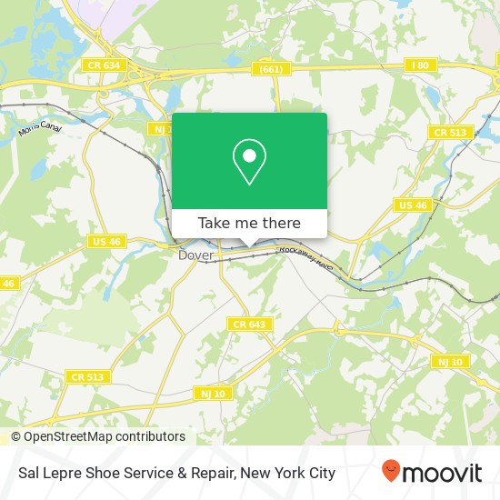 Sal Lepre Shoe Service & Repair map