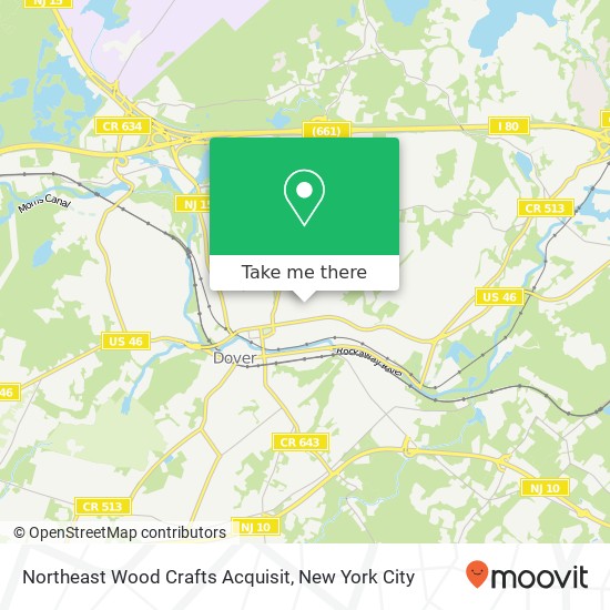 Mapa de Northeast Wood Crafts Acquisit