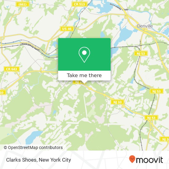 Mapa de Clarks Shoes