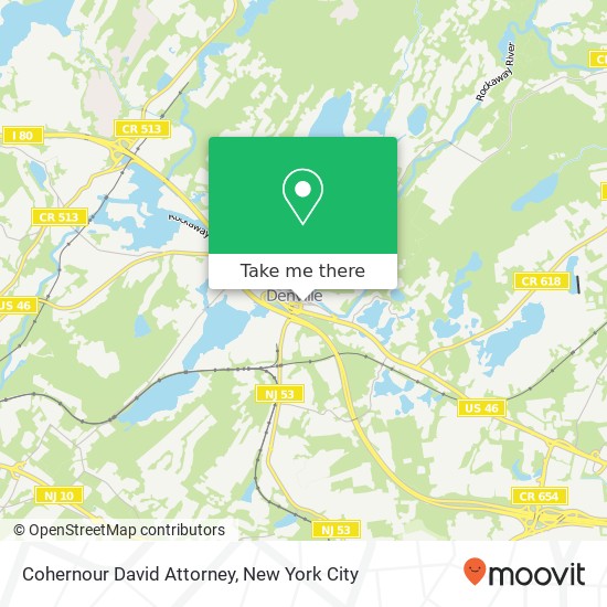 Cohernour David Attorney map